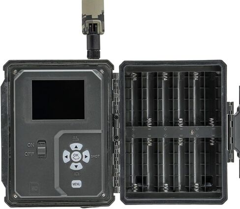 Black Gate R4G-GEN2 Cellular Trail Camera – Dual Lens & Dual Sensor, 940nm No-Glow LEDs, Photo & Video, ONeConnect Technology (Works on All USA & Canada Towers), <0.3s Trigger Speed in Saudi Arabia