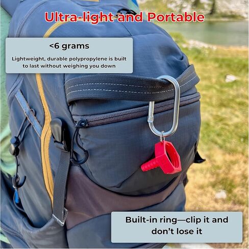 Hydration Bladder Adapter for Sawyer Squeeze Water Filters, 2 Pack – Quick Connect Reservoir Filler, Ultralight & Leak-Free for Backpacking & Hiking in Saudi Arabia