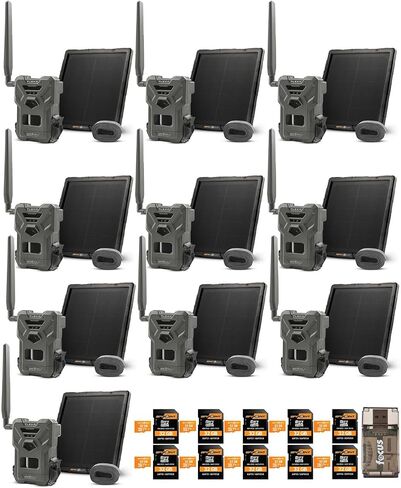 SPYPOINT Flex-M Trail Camera and SPLB 10 Solar Panel Bundle with 32GB Memory Card and Card Reader (5 Items) in Saudi Arabia