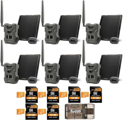 SPYPOINT Flex-M Trail Camera and SPLB 10 Solar Panel Bundle with 32GB Memory Card and Card Reader (5 Items) in Saudi Arabia