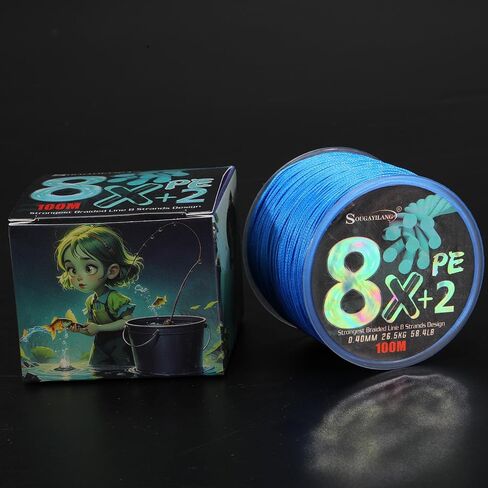 100m Super Flexible Braided Fishing Line for Pike, Walleye, and River Fishing - Lightweight Design in Saudi Arabia
