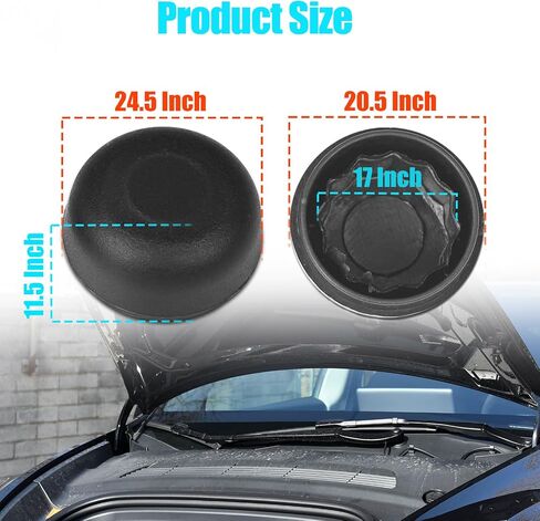Jaronx Compatible with Tesla Wiper Arm Nut Cover Model 3/Y 2017-2023, 2PCS Front Windshield Wiper Arm Nut Cover Cap Replacement Left and Right for Tesla Model 3/Y Accessories 1106610-00-A in Saudi Arabia