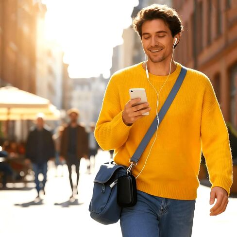 MP3/MP4 Player Storage Case Fits MP3 Players Under 4.2 inches Holds Earbuds, USB Cables, and Other Accessories in Kuwait