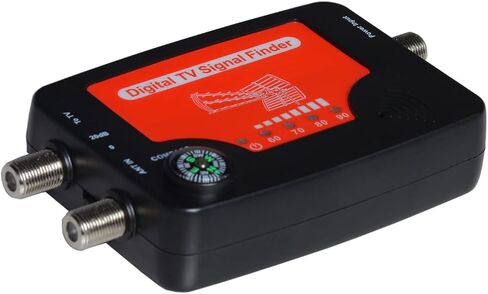 TV Signal Finder LED Display Portable TV Antenna Signal Strength Finder Meter Signal Finding Meter with Compass Alarm Buzzer in Saudi Arabia