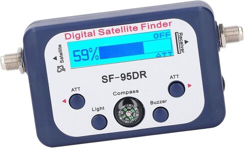 Satellite Finder Meter 950 2150MHz LCD Display Backlit Portable Satellite Finder for The Selected Function It is Backlit in Saudi Arabia