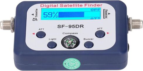 Satellite Finder Meter 950 2150MHz LCD Display Backlit Portable Satellite Finder for The Selected Function It is Backlit in Saudi Arabia