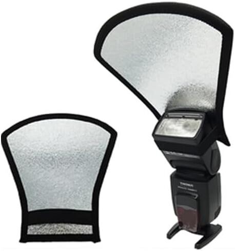 موزع فلاش الكاميرا العالمي Softbox عاكس فضي وأبيض لجميع الكاميرات ممتاز in Saudi Arabia