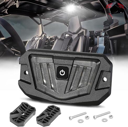 UTV قبة ضوء مع التبديل، Niwaker 12V العالمي LED أضواء الداخلية الفيضانات لفة قفص فائدة ضوء لفة شريط جبل أضواء LED لUTV ATV قبالة الطريق شاحنة بولاريس RZR يمكن صباحا - أبيض / أحمر in Kuwait