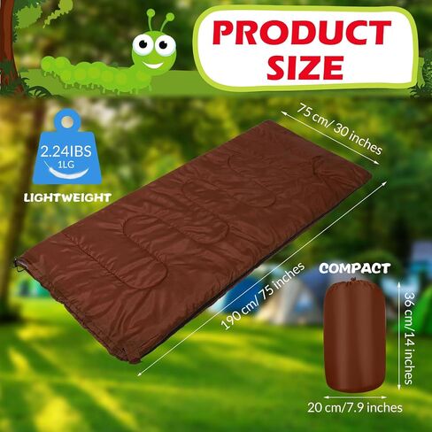 20 Pcs Camping Sleeping Bag Envelope Sleeping Bags Bulk 4 Season Cold Weather Sleeping Bag Waterproof Lightweight Compact Sleeping Bag for Backpacking Camping Hiking Travel Outdoor in Saudi Arabia