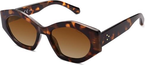 SOJOS Trendy Hexagonal Polarized Sunglasses for Womens Mens,Retro Polygon Shades Plastic Frame Sun Glasses SJ2307 in Saudi Arabia