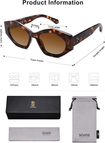 SOJOS Trendy Hexagonal Polarized Sunglasses for Womens Mens,Retro Polygon Shades Plastic Frame Sun Glasses SJ2307 in Saudi Arabia