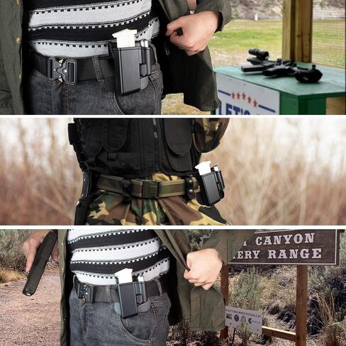 Tactical Scorpion Gear Polymer Magazine and Cylinder Pouch: Fits All Byrna Launchers, SD, LE, XL in Kuwait