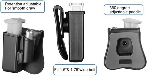 Tactical Scorpion Gear Polymer Magazine and Cylinder Pouch: Fits All Byrna Launchers, SD, LE, XL in Kuwait
