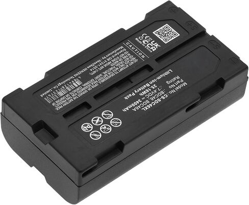 3400mAh Battery for Sokkia BDC46, BDC-46A, BDC46B, BDC-46B, BDC-46C, SDL30, 40200040, 7380-46 in Saudi Arabia