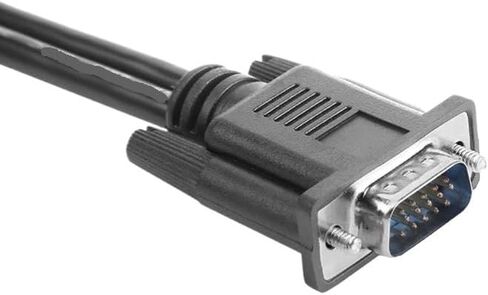 1 ذكر VGA إلى 2 أنثى VGA كابل مقسم 2 طريقة مراقبة فيديو مزدوج جرافيك LCD Y كابل مقسم (1 قطعة) in Kuwait