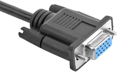 1 ذكر VGA إلى 2 أنثى VGA كابل مقسم 2 طريقة مراقبة فيديو مزدوج جرافيك LCD Y كابل مقسم (1 قطعة) in Kuwait