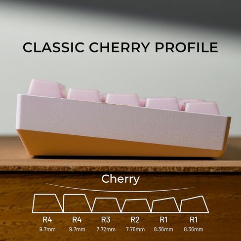 XVX Red Keycaps, Double Shot PBT Keycap Set 75 Percent, Cherry Profile Keyboard Keycaps Compatibility with ANSI Layout MX Switches Mechanical Keyboard in Saudi Arabia