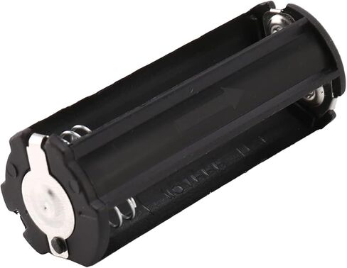 2Pcs Black Battery Holder for 3 x 1.5V AAA Batteries Flashlight Torch Flashlights Handheld Flashlights, Battery Holders, Size: 53 x 21mm/ 2.1 x 0.83 inch (L*D) in Saudi Arabia