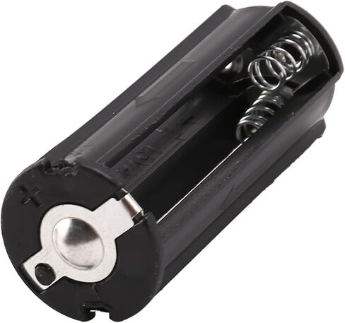 2Pcs Black Battery Holder for 3 x 1.5V AAA Batteries Flashlight Torch Flashlights Handheld Flashlights, Battery Holders, Size: 53 x 21mm/ 2.1 x 0.83 inch (L*D) in Saudi Arabia