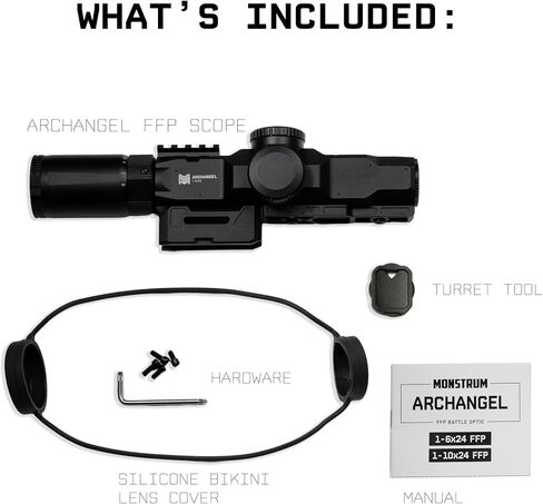 Monstrum Archangel ED 1-10x First Focal Plane FFP LPVO Scope in Saudi Arabia