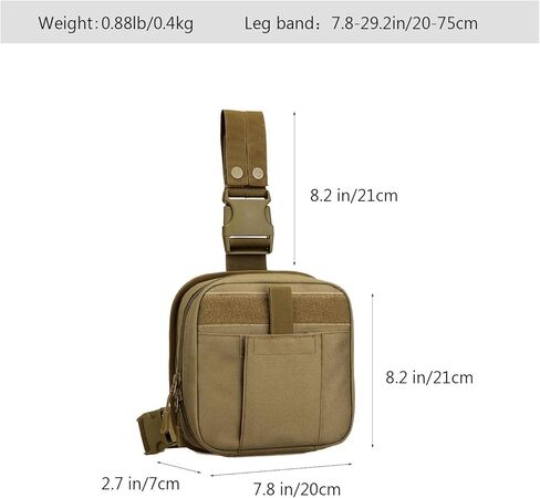 ArcEnCiel حقيبة الساق التكتيكية الإسعافات الأولية الحقيبة قطرة الخصر الفخذ الورك حزمة مراوح أداة والعتاد لركوب الدراجات النارية Airsoft in Kuwait