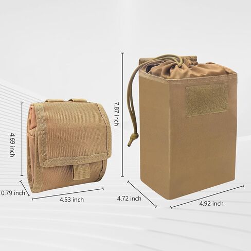 حقيبة تفريغ ELVO Molle، حقيبة مجلة برباط قابلة للطي، حزمة تخزين قابلة للطي، حقيبة خصر لتفريغ الأدوات التكتيكية in Saudi Arabia