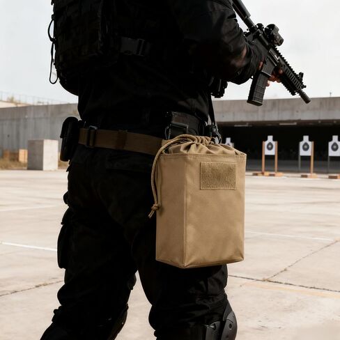 حقيبة تفريغ ELVO Molle، حقيبة مجلة برباط قابلة للطي، حزمة تخزين قابلة للطي، حقيبة خصر لتفريغ الأدوات التكتيكية in Saudi Arabia