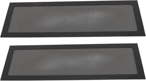 SUNGOOYUE PC Cooler Fan Dust Filter Magnetic Frame PVC Grille for Computer Fan Noise Reduction Easy to Pack of 2 (White) in Saudi Arabia