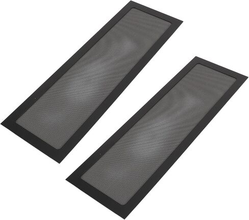 SUNGOOYUE PC Cooler Fan Dust Filter Magnetic Frame PVC Grille for Computer Fan Noise Reduction Easy to Pack of 2 (White) in Saudi Arabia