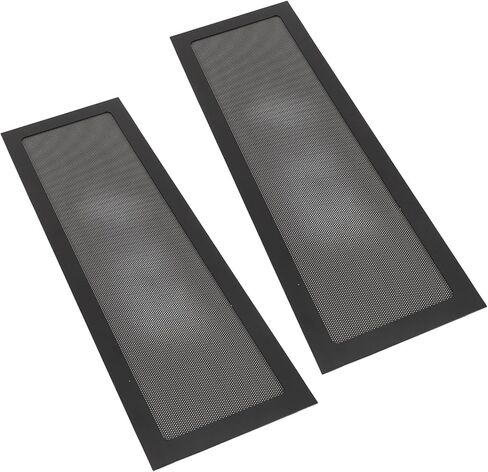 SUNGOOYUE PC Cooler Fan Dust Filter Magnetic Frame PVC Grille for Computer Fan Noise Reduction Easy to Pack of 2 (White) in Saudi Arabia