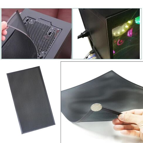 شوايات مرشح مروحة الكمبيوتر وشبكات PVC للمعدات الكهربائية تعمل مراوح تبريد المعدات على تحسين مرشح تأثير التبريد in Kuwait