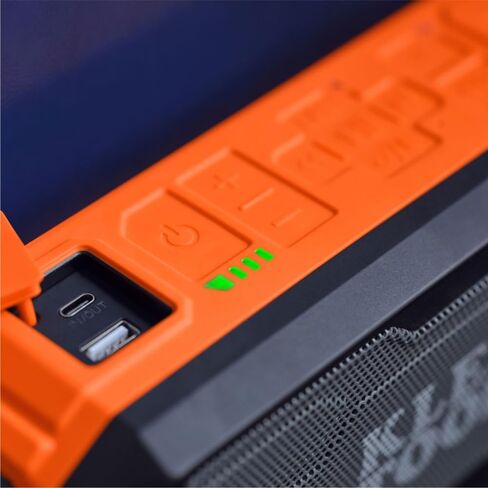 مكبر صوت بلوتوث MODbox 69365 ميجا بايت من KLEIN TOOLS، مكبر صوت لاسلكي محمول مع تركيب مغناطيسي، صوت ممتاز مع تعزيز الجهير، تصنيف IP67 للغبار ومقاوم للماء، شحن USB-C مع بنك طاقة مدمج in Kuwait