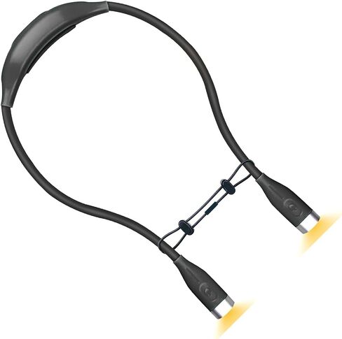 USB Rechargeable LED Neck Light 3 Brightness Levels Portable Flexible Light for Night Running Reading Knitting Travel in Saudi Arabia