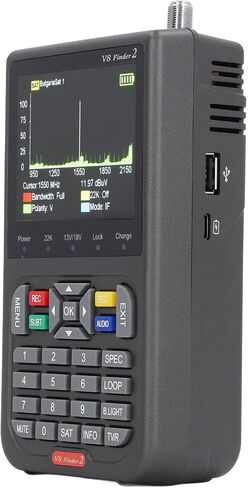 Satellite Finder DVB S2X S2 S Sign Measuring Meter Detector Receiver Satellite Sign Locator DC5V 9V 12V 950‑2150MHz in Saudi Arabia