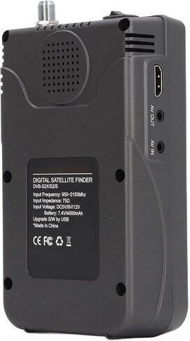 Satellite Finder DVB S2X S2 S Sign Measuring Meter Detector Receiver Satellite Sign Locator DC5V 9V 12V 950‑2150MHz in Saudi Arabia