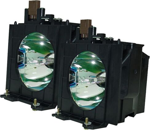 Advanced Lamps™ ET-LAD40W Lamp & Housing TwinPack for Panasonic Projectors - Fits PT-D4000-DUAL, PT-FD400-DUAL, ET-LAD40W & More - 2 Units Per Pack - 90-Day Warranty in Saudi Arabia