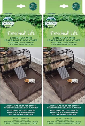 Oxbow Enriched Life Small Animal Playpen - Leakproof Floor Cover for Rabbits, Guinea Pigs & Other Small Pets (Extra Large) in Saudi Arabia