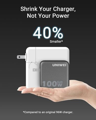 100W USB C Charger Block, 4-Port GaN and Ultra-Compact Wall Adapter, for MacBook, iPhone 17/16 Series, Samsung Galaxy, Pixel, and More in Saudi Arabia