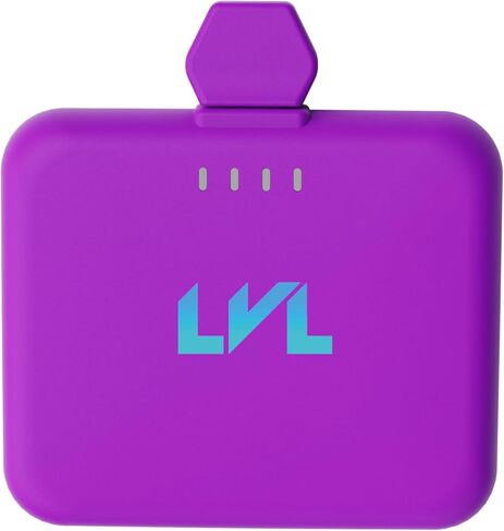 LVL Spark Charger - 3 Pack- Midnight Black - Hot Pink - Deep Purple USB C 2500mAh Power Bank Portable Charger Bundle in Saudi Arabia