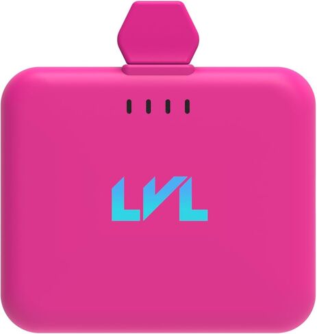 LVL Spark Charger - 3 Pack- Midnight Black - Hot Pink - Deep Purple USB C 2500mAh Power Bank Portable Charger Bundle in Saudi Arabia