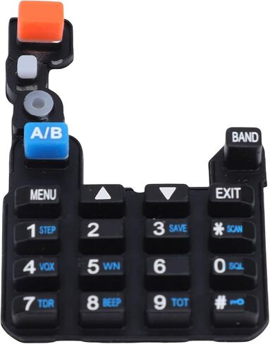 ASHATA Numeric Keypad Keyboard for -5R -5RA -5RC -5RE Series, Replacement Radio Number Keyboard Silicone Keypad 10PCS in Saudi Arabia
