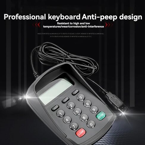 لوحة مفاتيح USB رقمية لكلمة المرور، لوحة دبوس للتشفير قابلة للبرمجة لأنظمة الدفع لنقاط البيع، جهاز إدخال رقمي آمن in Kuwait