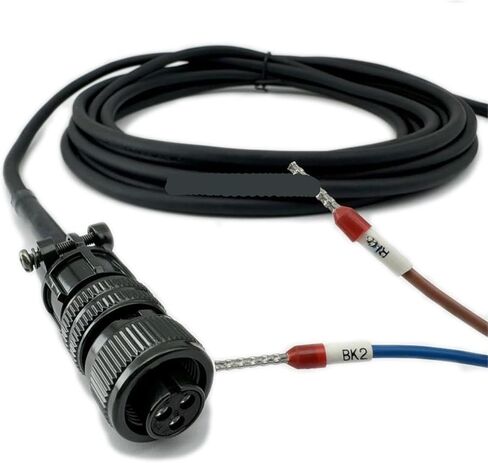 3 cores Brake Cable A06B-6114-K12 for Z axis servo Motor for Fixed scenarios(Straight Plug,15M) in Saudi Arabia