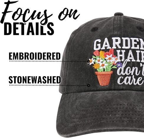 InnoBeta Gardening Gifts Cap for Women, Plant Lovers, Plant Lady Gardeners, Cool Unique Garden Adjustable Embroidered Hat in Saudi Arabia
