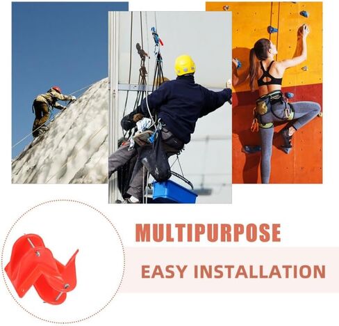 TEHAUX 4Pcs Rope Friction Protectors Durable Safety Sleeves for Climbing Ropes Wear Resistant Edge Guards Outdoor Protection for Enhanced Climber Safety Easy Installation in Saudi Arabia