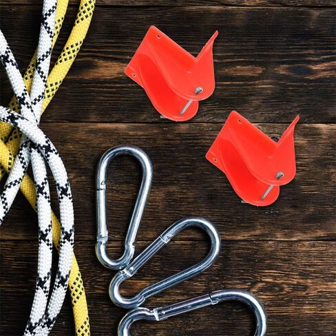 TEHAUX 4Pcs Rope Friction Protectors Durable Safety Sleeves for Climbing Ropes Wear Resistant Edge Guards Outdoor Protection for Enhanced Climber Safety Easy Installation in Saudi Arabia