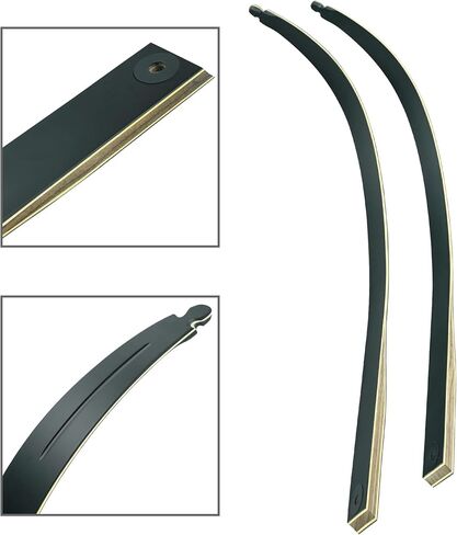 استبدال أطراف القوس المنحني الأصلي من Black Hunter، GLURAK 25-60 رطل من الألياف الزجاجية وألواح الخيزران وأطراف القوس المغلفة in Kuwait