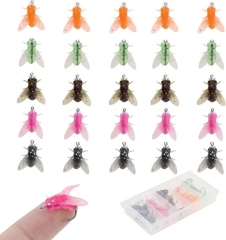 20pcs Fishing Kit, Fishing Assortment Kit Tackle Box for Bass Salmon Trout Freshwater Walleye in Saudi Arabia
