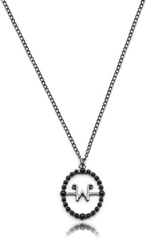 Necklace for Addams Cosplay Costume Jewelry Accessories Merch Halloween Party Gift Stuff (A) in Saudi Arabia