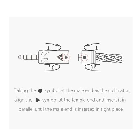 كابل سماعة أذن هاي فاي QKZ Q1 MAX مطلي بالفضة - 16 حبلا، 352 نواة، مقابس قابلة للتبديل 2.5 مم / 3.5 مم / 4.4 مم لتحسين الصوت الصوتي (نوع S، أسود) in Kuwait